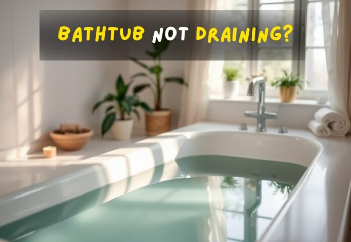 bathtub not draining