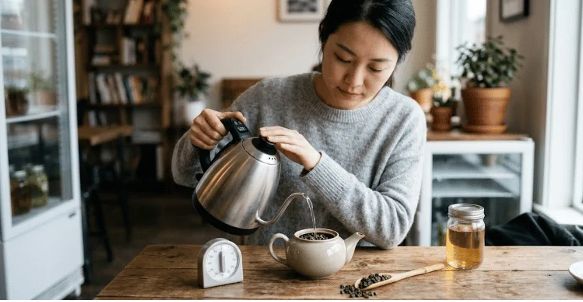 How to lower the caffeine in oolong tea
