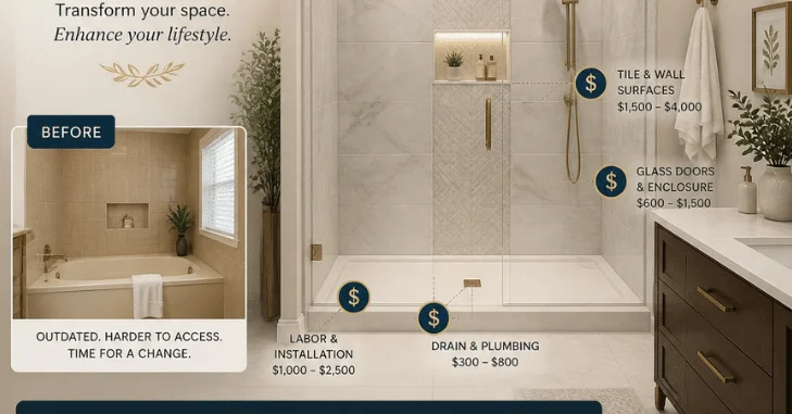 What Drives the Tub to Shower Conversion Cost?