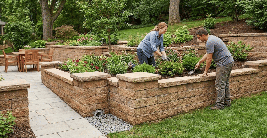 What Retaining Walls Do Around a Home